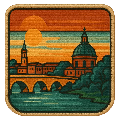 Travel poster for Toulouse